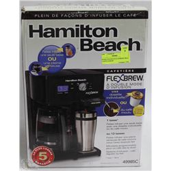 HAMILTON BEACH FLEXBREW 2WAY COFFEE MAKER