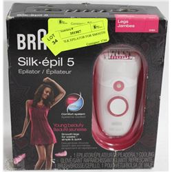 BRAUN SILK EPILATOR FOR SMOOTH LEGS