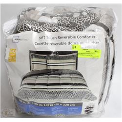 MAINSTAYS SOFT TOUCH REVERSIBLE COMFORTER