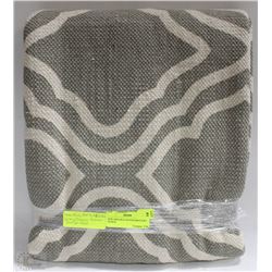 NEW AREA RUG WOVEN 84INCH BY 58 INCH