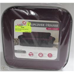SURE-FIT SLIPCOVER FOR SOFA, WINE COLOUR