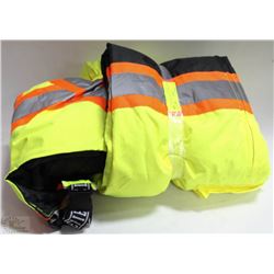 NEW FORCEFIELD INSULATED BIB HI-VIZ  OVERALLS
