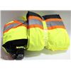 Image 1 : NEW FORCEFIELD INSULATED BIB HI-VIZ  OVERALLS