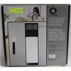 NEW HOMETRENDS SUPER SLIM BODY FAT DIGITAL SCALE