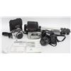 Image 1 : PHOTOGRAPHY LOT WITH TRIPOD AND 3 CAMERAS INCL