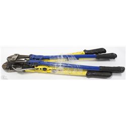 LOT OF 3 BOLT CUTTERS