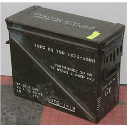 MILITARY AMMUNITION BOX FOR CANNONS