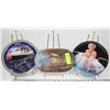 Image 1 : 3 VARIOUS COLLECTOR PLATES ON STANDS SOLD WITH
