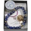 Image 1 : LISA HOFFMAN BRACELET BLUE WITH PERFUME CHARM &