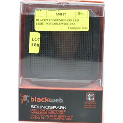 BLACKWEB SOUNDSPARK LED LIGHT PORTABLE WIRELESS