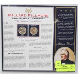 1850-1853 US PRESIDENTIAL COIN SET