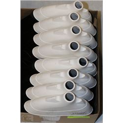 LOT OF 8 ANGLE BROOM HEADS