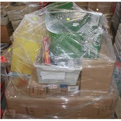 PALLET OF ESTATE ITEMS INCL FILTER BAGS, SHARPS