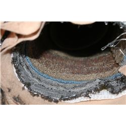 SMALL ROLL OF COMMERCIAL CARPET, UNKNOWN SIZE