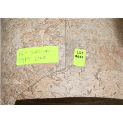 ROLL OF COMMERCIAL LINO, UNKNOWN SIZE