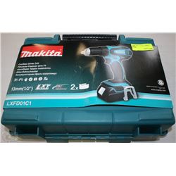 MAKITA CORDLESS 1/2" DRILL/DRIVER KIT
