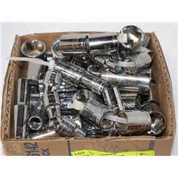 BOX OF ASSORTED WESTWARD SOCKETS
