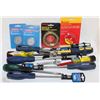 Image 1 : BOX W/ ASSORTED WESTWARD SCREW DRIVERS, BOX