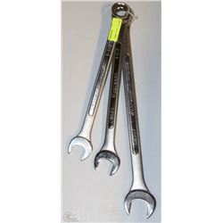 LOT OF 3 WESTWARD COMBO WRENCHES