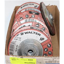 FLAT OF NINE 5" CUT OFF WHEELS