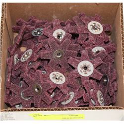 BOX OF SURFACE PREP STARS 2" DIAMETER