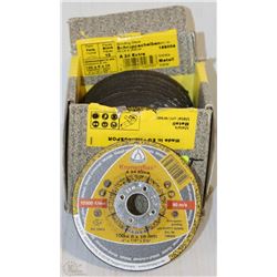 KLINGSPOR 4"X1/4"X5/8" METAL CUT OFF WHEELS