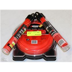 LOT OF ASSORTED ECHO NYLON TRIMMER LINE