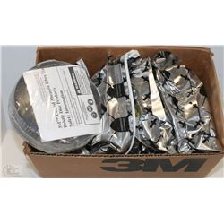 BOX OF 5" 3M 501C 120GRIT FIBER DISCS