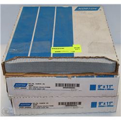 3 BOXES OF 9"X11" ASSORTED GRIT SANDING SHEETS