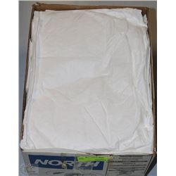 CASE OF NORTH DISPOSABLE ZIPPER COVERALLS W. HOOD