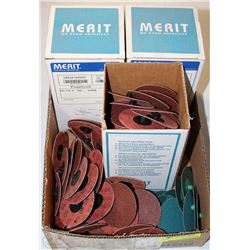 LOT OF ASSORTED SANDING DISCS