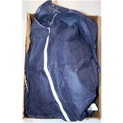 CASE OF DISPOSABLE COVERALLS UNKNOWN SIZE