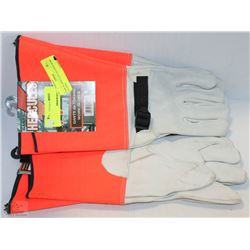 2 PAIRS OF HERCULES LEATHER WORK GLOVES