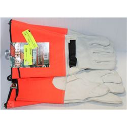 2 PAIRS OF HERCULES LEATHER WORK GLOVES