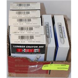BOX OF LUMBER CRAYONS