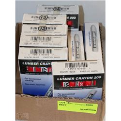 BOX OF LUMBER CRAYONS