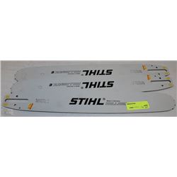 LOT OF STIHL ROLLOMATIC CHAIN SAW ATTACHMENTS