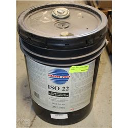20L KLEEN FLO ISO 22 HYDRAULIC OIL