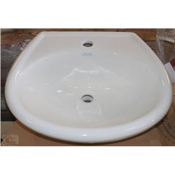 GERBER 1 HOLE PEDESTAL SLAB WHITE (SLAB ONLY)