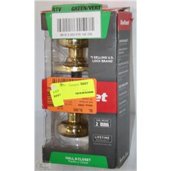 KWIKSET HALL & CLOSET DOOR HANDLE