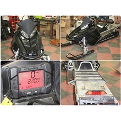FEATURE @ 1:45PM LOT 375 2014 POLARIS RMK 800 SLED