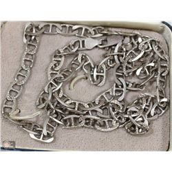 28-1/2" ITALY 925 WIDE SILVER CHAIN