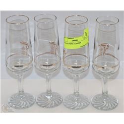 FOUR OLYMPIC GLASSES