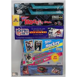 ASST. 1991-1995 SPORT CARD SETS X6