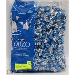 BAG OF OUZO FLAVORED HARD CANDY 5.5LB