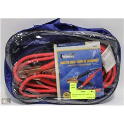 BOOSTER CABLE SET - 12FT, 10 GUAGE