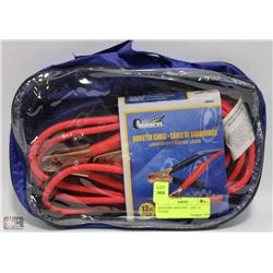 BOOSTER CABLE SET - 12FT, 10 GUAGE