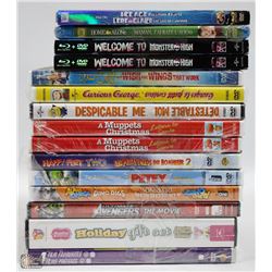 BUNDLE OF 14 KIDS DVDS
