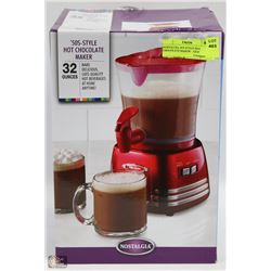 NOSTALGIA 50'S STYLE HOT CHOCOLATE MAKER - 32OZ