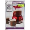 Image 1 : NOSTALGIA 50'S STYLE HOT CHOCOLATE MAKER - 32OZ